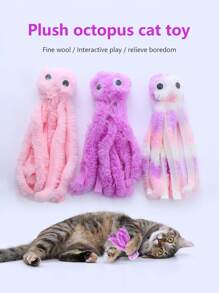 Cat Toys, Octopus Cat Stick Set, Three Section Cat Stick Assembly, Cat Rod, Cat Toys, Kitten Kitten, Kitten, Grind Teeth, Cat Toys, Biting Cat Toys, Playing Interactive Toys - Multicolor - View 13