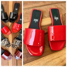 WOMEN'S FLAT SANDALS, IDEAL FOR THE HEAT - Red - View 2