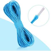 Cordão elástico de 2,5 mm, cordão elástico para fazer joias, pulseiras, contas, faça você mesmo, tiras de gancho de costura, cinta de amarração para acampamento (5 metros por pacote)