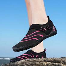 Zapatos anfibios para uso en exteriores unisex, sandalias de playa antideslizantes, zapatos de agua, de secado rápido, transpirables, para nadar, pescar - Rosa Fucsia - Ver 3