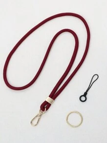 1 件黑色尼龙颈带手机挂绳，适用于身份证徽章夹和钥匙，配有手机绳，可爱的教师挂绳，适用于信用卡、通行证、手机饰品配件，配有金属钥匙圈，是送给女士、男士、职员、学生、老师、朋友的绝佳礼物，万圣节学校汽车配件，哥特 Y2k - 彩色 - 查看 22