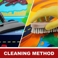 NetHong Interactive Kids Children's Rugs Town Road Map City Rug Play Village Mat 80x120~ - Grey - View 3