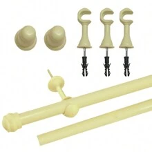 Simple 2 Meter 19mm Curtain Rod Kit Various Colors - Màu be - Xem 1