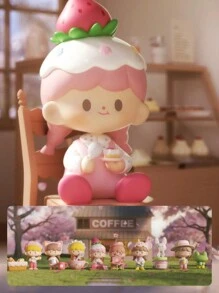 1pc Random Style Dreamscape Theater Anime Figure PVC & ABS Model /Bag, Cute For Couples - Multicolor - View 18