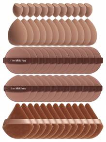 化妆工具 5/10/20/30/60 件套装，粉底混合美容海绵，完美液体、乳霜和粉末，多色化妆海绵，无乳胶干湿粉底化妆海绵，适合所有皮肤类型。由超柔软天鹅绒制成，专为轮廓、眼睛和角落设计，化妆海绵粉底混合容器。包括气垫粉扑、非乳胶混合海绵和用于液体粉底、粉末、遮瑕膏的化妆海绵。 - 彩色 - 查看 10