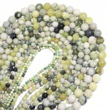 1 chiếc vòng cổ hạt ngọc bích Úc, hạt đá tự nhiên màu xanh lá cây 4/6/8/10mm - Ngọc Úc - Xem 2