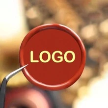 1 Sello de lacre personalizado, cabeza de latón extraíble con mango de madera apto para invitaciones de boda, envoltorios de regalo, sobres, tarjetas de agradecimiento y regreso a la escuela - Multicolor - Ver 8