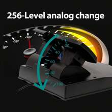 DOYO Gaming Racing Wheel, Steering Wheel For PC, 270 Degree Driving Force Sim Game Steering Wheel With Responsive Gear And Pedals Compatible With XBOX ONE/360/PC/PS3/PS4/Switch/Android - 黑色 - 查看 7