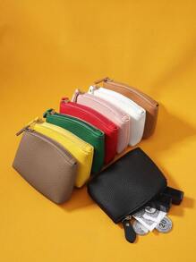 1 pieza Billetera de mujer de moda en PU, Monedero ligero, Patrón dinero, efectivo, tarjeta de identificación, tarjeta de crédito, Bolsillo portátil para monedas 3 piezas Mini monedero, Billetera corta minimalista, Moda, Moderno, Negocios, Para aniversario, Para Navidad, Para el Día de San Valentín, Para regalo de cumpleaños, Para regalo, Para pareja, Para mujeres, Para niñas, Para damas, Para femenino, Útiles escolares para dormitorio escolar y regreso a clases