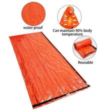 Emergency Sleeping Bag Survival Bag 1 Pack | Survival Sleeping Bag Emergency Sleeping Bags Emergency Bivy Sack | Portable Emergency Blanket Survival Gear Emergency Bivvy Thermal Sleeping Bag Camping