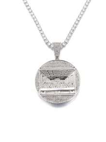 3PCS/Set Hip Hop Last Supper Pendant Big Jesus Iced Out Golden Charm Necklace Fashion For Men Gift For My Men Hip Hop Accessory