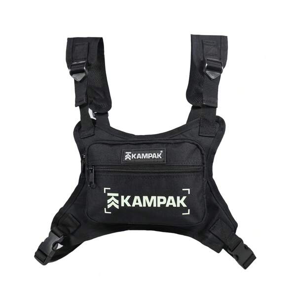 Slim Chest Bag Kampak Nv56 Vinil Glowshift Brilla Oscuridad