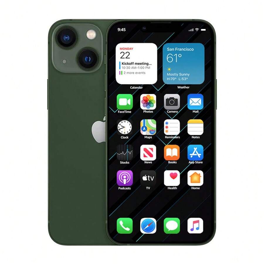 Apple IPhone 13 Mini (Unlocked) 128GB/256GB/512GB (Refurbished - Acceptable Condition) - 綠色 - 查看 1