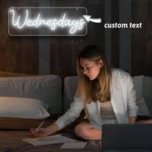 1 đèn LED Neon Sign USB tùy chỉnh, Quà tặng Giáng sinh, Trang trí đám cưới, Biển hiệu Neon có tên, Quà tặng cá nhân hóa biển hiệu Neon LED, Trang trí phòng ngủ, Trang trí nhà cửa, Quà tặng sinh nhật, Trang trí đèn chữ, Halloween, Lễ tạ ơn, Trang trí tiệc, Trang trí tường, Trang trí cửa hàng. - DY156-14in-7chữ cái - Xem 6