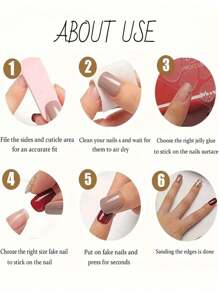 576 piezas de uñas postizas de ballet, uñas acrílicas falsas de unicolor de cobertura completa, diseño femenino simple, fácil de usar, opción ideal de manicura para mujeres, suministros de uñas