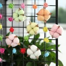 10 piezas de Ramas de flores secas naturales de aspecto natural y hermoso, flores artificiales para decoración del hogar, fiesta y jardín - Multicolor - Ver 11