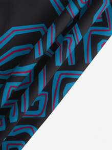 Men's African Print Button-Up Vacation Casual Outdoor Shirt, African Udan Rose Star Moon Palace Lantern 3D Digital Graphic Pattern, Short Sleeve Holiday Leisure Camp Shirt