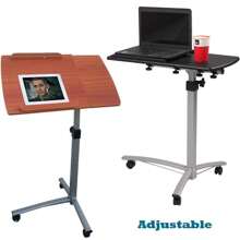 Adjustable Height Stand Up Laptop Table Lift Computer Desk Rolling Workstation