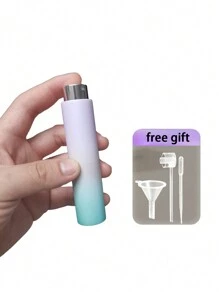 1pc 8ml Travel Perfume Atomizer, Portable Refillable Spray Bottle, Twist Mist Spray, Advanced Pocket Size Perfume Dispenser, Gradient Color, Perfect Christmas And New Year Gift - Multicolor - View 13