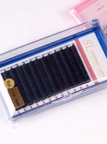 12 Reihen klassische flache elliptische Wimpern aus Kaschmir 0,20 0,25 0,15 J C D Curl matte schwarze elliptische gespaltene Spitzen klassische flache Wimpernverlängerung 8-15 mm super matte extrem weiche Seide flache Wimpernverlängerung Einzelfasern, Kunstfell-Flach-Wimpern, Wimpernbüschel, Einzelwimpern, Wimpern, Falsche Wimpern