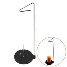 Single Pagoda Thread Cone Holder Stand With Metal Loop For Sewing, Quilting & Knitting Equipment Accessories - Black - View 1