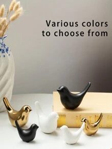 Decorative Bird-Shaped Metal Toilet Bolt Caps, Toilet Bolt Caps, Ceramic Gold Birds Toilet Bolt Covers, Universal Toilet Bolt Caps, Bathroom Decorative Toilet Floor Screw Cover Caps Easy Installation, Perfect For All Toilets, Maintains Clean Look - Multicolor - View 3