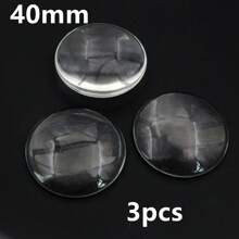 6-40mm Round Glass Cabochons Dome Transparent Clear Flat Back For Blank Bezel Trays Pedant Bracelet DIY Jewelry Making Accessories - Clear - View 9