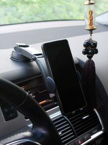 New Car Dashboard Phone Mount, 360 Degree Rotation, Auto Locking, Height Adjustable Compatible With IPhone, Android Phone, Gift For Birthday, Family, Friends Car Accessories, Car Phone Holder - Multicolor - View 2