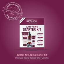 Retinol Anti-Aging Starter Kit – The Original Retinol For A Younger Look – [4] Conveniently Sized Products Perfect For Travel Or First Time Try – Cleanse, Treat, Repair & Hydrate On-The-Go - Multicolor - View 3