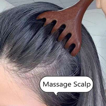 1pc/2pcs Head Meridian Massage Comb, Neck Lift Relaxer, Shoulder And Neck Massage Comb, Massage Therapy Comb, Suitable For Meridian Massage To Relieve Stress, Relieve Emotional Body Care Travel, Outdoor, Sports, Office, School, Hairpin, Hair, Hair Tools,School,Back To School,Travel,Travel Essentials,Home Essentials,Spa,Massage Tool,Massage,Massager,Spa