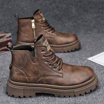 High-Top Durable Casual Fashion Versatile Men Sports Shoes, Suitable For Daily Wear