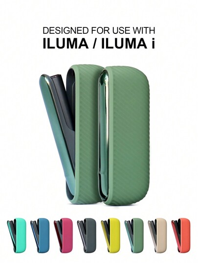 1 Pc For IQO ILUMA/ILUMA I ONE Of Decorative Anti Drop Silicone Protective Case Suitable, A Fashionable Accessory With 360 Degree Full Protection, Shock Absorption, And Anti Slip Texture Electroplated Door Cover Silicone Skin Friendly Feel Suitable For Men And Women Valentine's Day, Birthdays, Christmas Holiday Gifts, Smoking Accessories, Vapes To Use, Cigarette Storage, Cigarette Holder Case