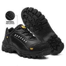 Black CAT Combat Boots: Tackle Any Terrain With Style And Safety - 黑色 - 查看 42