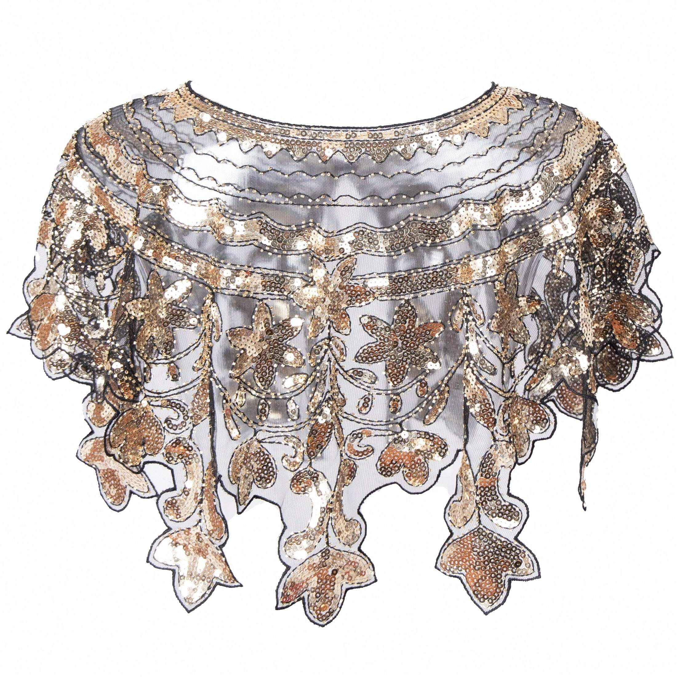 1920s bridal shawl