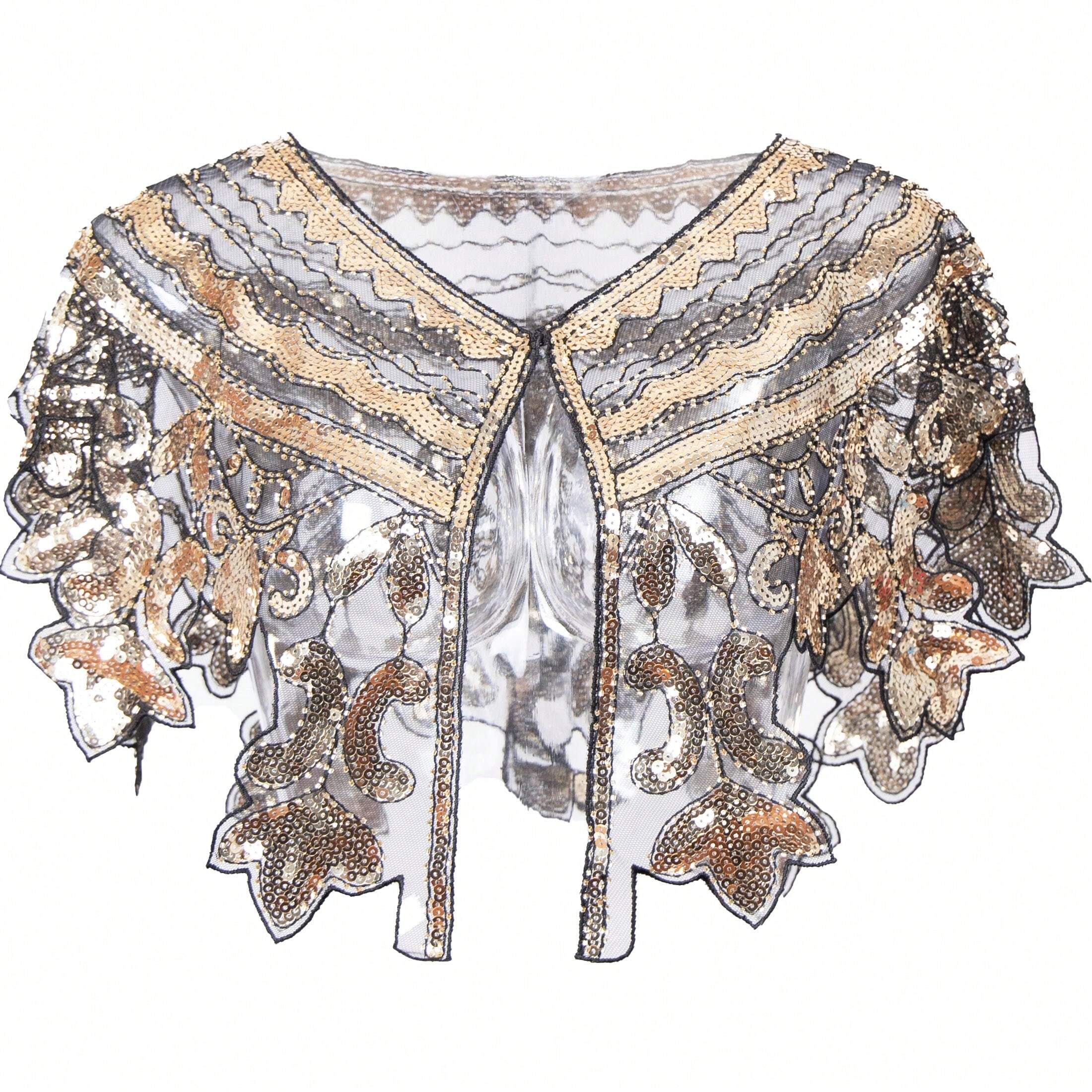 1920s bridal shawl