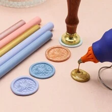 10Pcs/Box Sealing Wax Sticks, Wax Seal Sticks, Glue Gun Sealing Wax Sticks For Wedding Invitations, Letter, Envelope, Cards And Crafts - Multicolor - View 6
