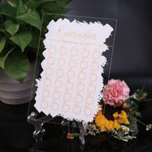 Rama Decorations Countdown Calendar Transparent Acrylic• Rama Decorations Planner With Stand• English Or Swedish Best Gifts Birthday Graduation - True Color - View 1