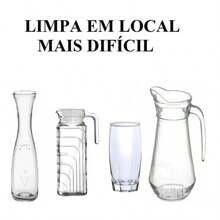 Escova De Lavar Garrafa Mamadeira Copo Taça Silicone Limpa Copo Garrafa Silicone Escova Multiuso Limpa Copo Garrafa