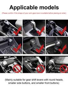Bat Shift Lever Collars Hoodie Car Gearshift Lever Cover Change Lever Sweatshirt Gearshift Cover Hoodie Gear Knob Sweater