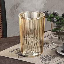 Elegant Simple Transparent Round Bathroom Toothbrush Cup, Portable Water Cup Couple Gargle Cup, Minimalist Design Home Bathroom Decor Summer Back To School