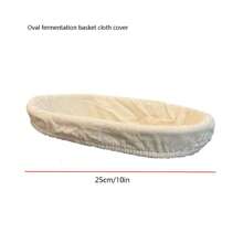 2pcs 10-Inch Round Baking Proofing Basket Liners, Rattan Lined Banneton Dough Proofing Basket Covers, Natural Rattan Without Basket
