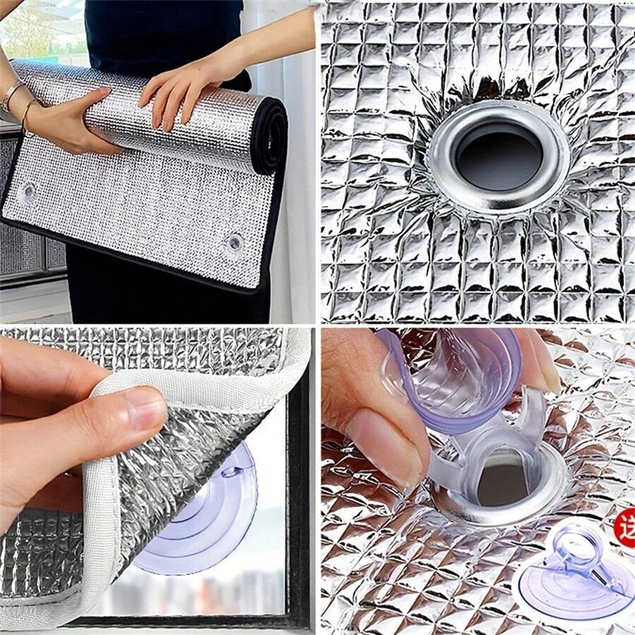 Pannelli Isolanti Per Radiatori - 3 Fogli Argentati, Risparmio Energetico