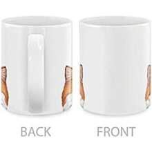 Cat Funny Ceramic Coffee Mug Tea Cup, 11 OZ, Christmas Birthday Gifts For Friends Family Cat Lovers