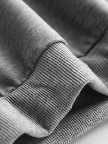 Tween Girl Cute Sunshine Girl Dance Yoga Slogan Print Pullover Round Neck Sweatshirt New Autumn And Winter