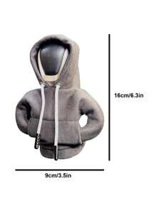 Bat Shift Lever Collars Hoodie Car Gearshift Lever Cover Change Lever Sweatshirt Gearshift Cover Hoodie Gear Knob Sweater