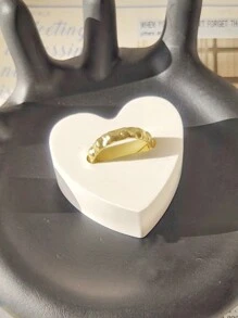 优雅石膏戒指展示架套装，简约几何美学珠宝展示道具，多功能戒指托盘架，适用于客厅、卧室、婚礼、派对以及圣诞节、万圣节、复活节、感恩节等各种节日庆典——是完美的生日和乔迁礼物之选，兼具创意拍照道具功能的时尚家居装饰。 - 彩色 - 查看 6