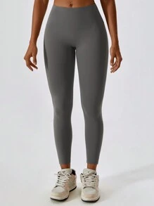 MASKERT Women'S Sports Pants, Yoga Pants, Sports Pants, Casual Pants, Fitness Pants, Yoga Pants, Running Pants, High Elasticity Sports Pants, Comfortable And Skin Friendly Tights - Flint Stone - View 5