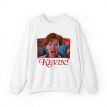 Home Alone Kevin Sweater, Unisex Ugly Christmas Sweater Sweatshirt - White - View 2