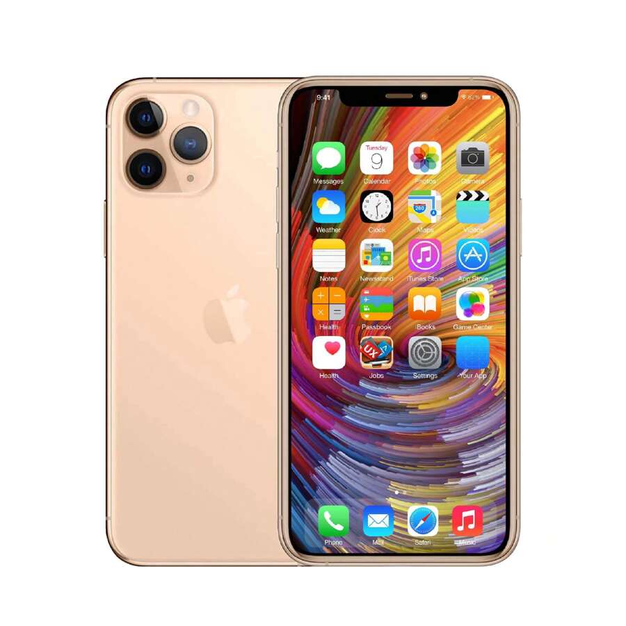 Apple IPhone 11 Pro Max (Unlocked) 64GB / 256 GB / 512 GB (Refurbished - Excellent Condition) - Gold - View 1