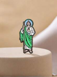 创意欧式宗教人物胸针，时尚独特服装包包帽子装饰徽章，适合作为送给朋友同学的小礼物